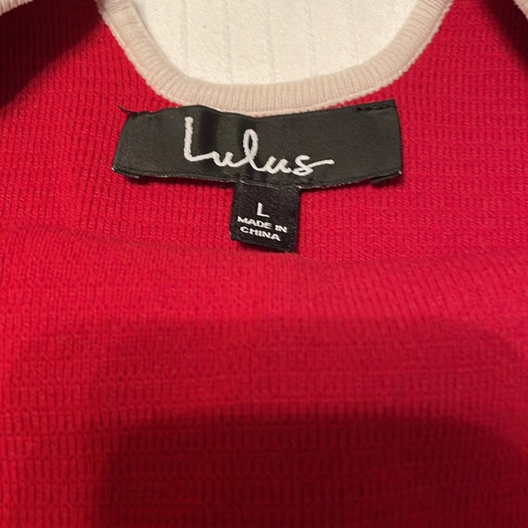 Lulus ribbed midi fitted dress - Picture 4 of 4